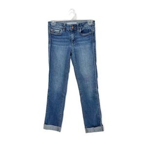 Joe's Jeans Folded Cuff Denim Pants - Blue | Girls 14